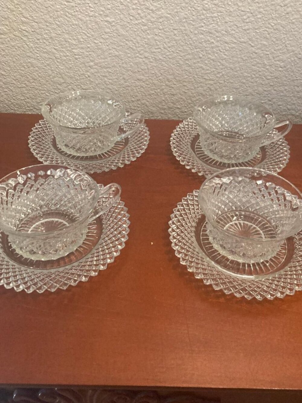 ✨ Set of 4  ‘Miss America’ by Anchor Hocking✨